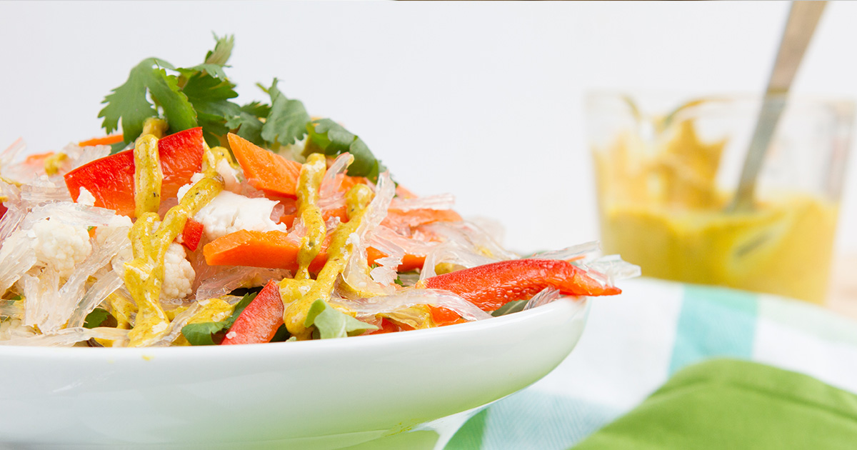 LowCarb Keto Noodles with Curry Sauce Healthful Pursuit