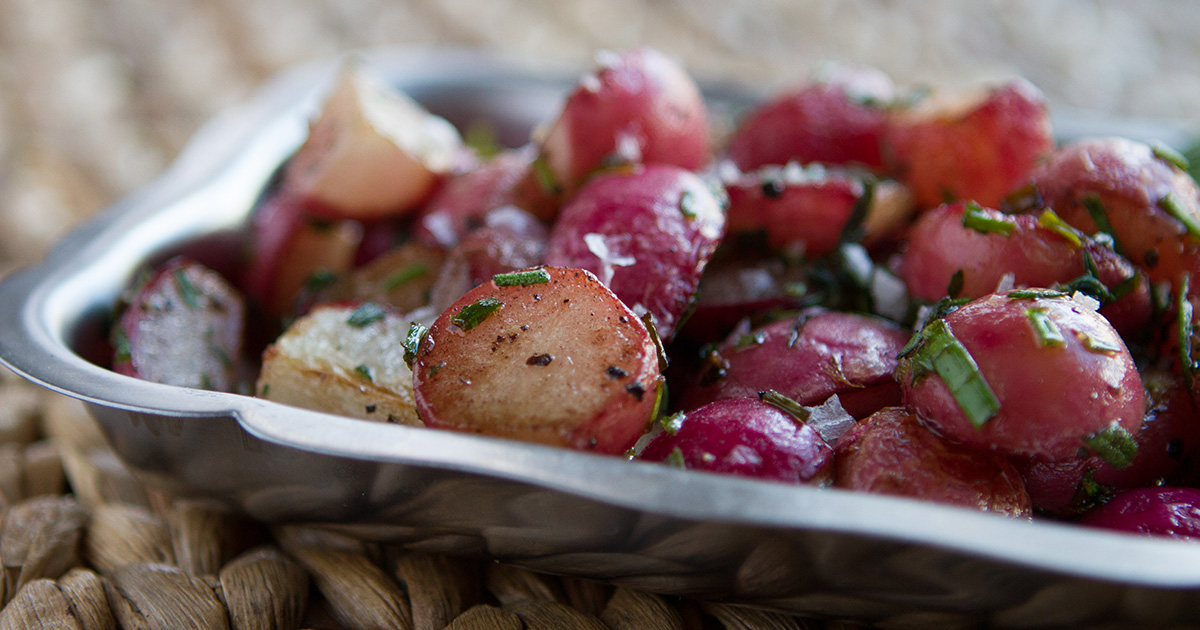 Keto Roasted Radishes Healthful Pursuit