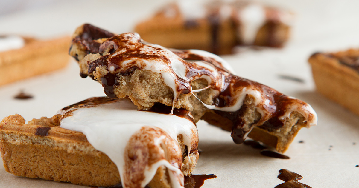 S’mores Waffles - Healthful Pursuit