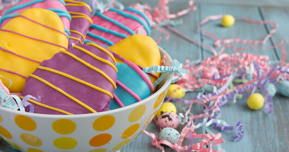 Easter Egg Cookie Dough Fat Bombs - Healthful Pursuit