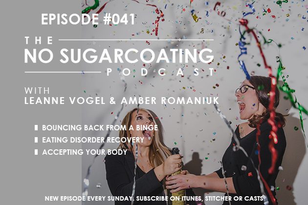 Bouncing Back from a Binge, Eating Disorder Recovery, and Accepting Your Body #nosguarcoatingpodcast #keto