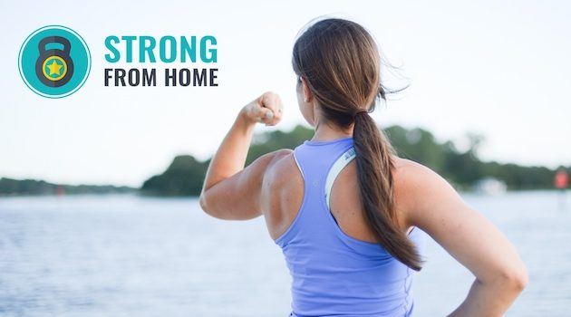 Strong from home workout program #workout