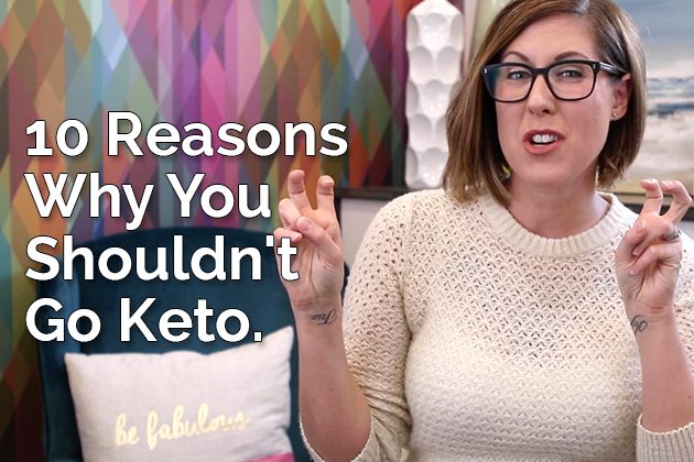 10 Reasons Why You Shouldn't Go Keto #keto #lowcarb #highfat