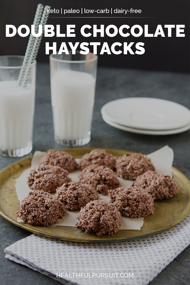 Double Chocolate Haystacks with NOW Foods #keto #lowcarb #highfat #theketodiet