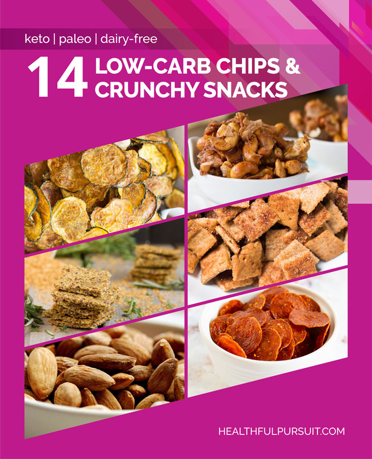 14 Low-Carb Chips & Crunchy Snacks #keto #lowcarb #highfat #theketodiet