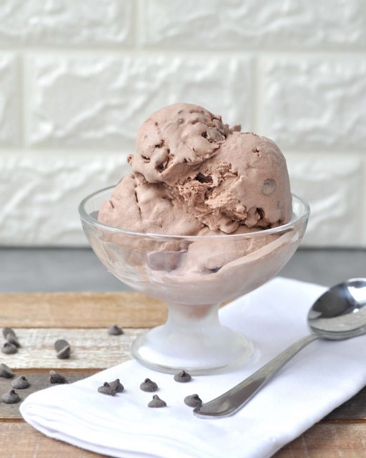 Chocolate Mason Jar Ice Cream