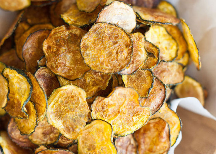 Curried Zucchini Chips