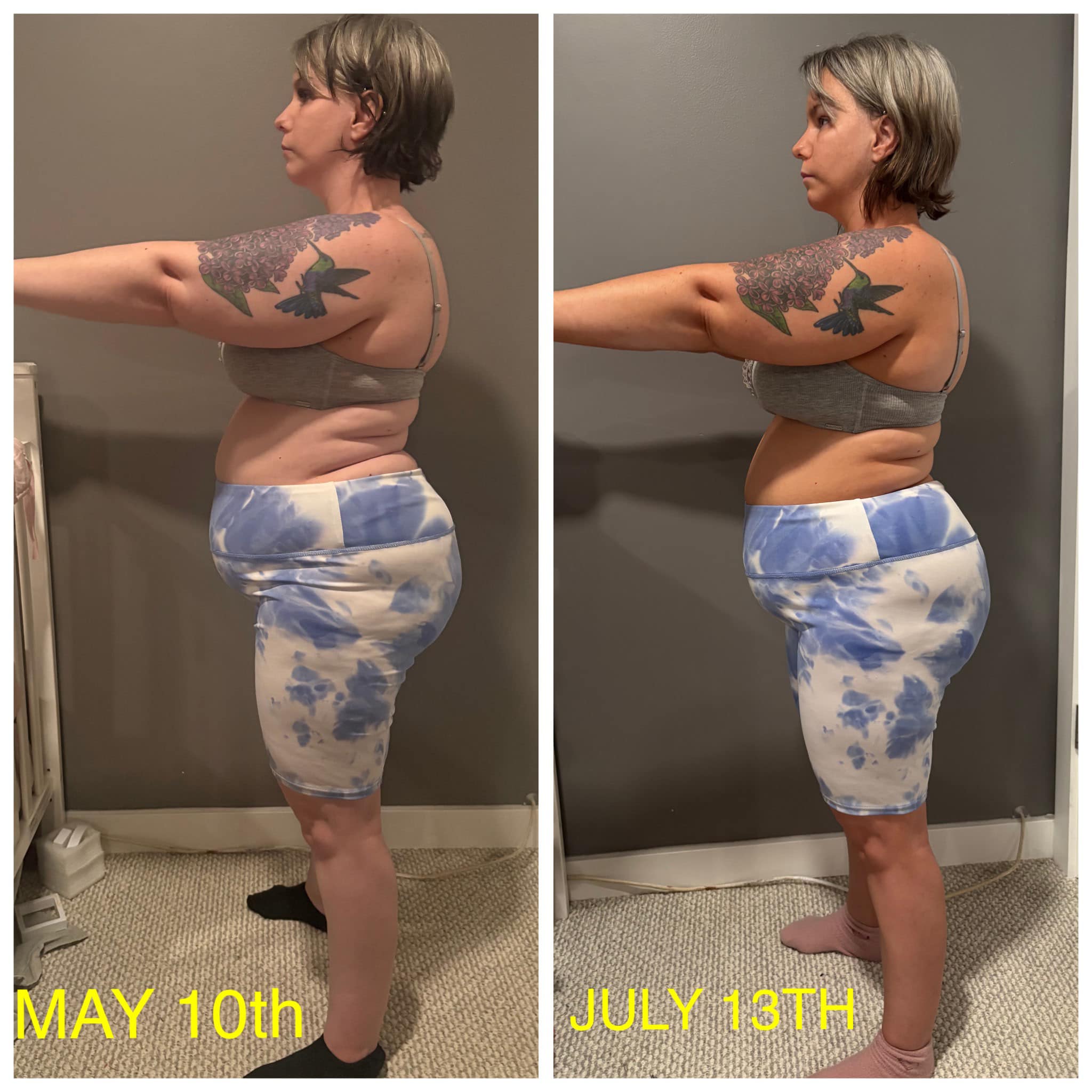 Screenshot of messages giving feedback