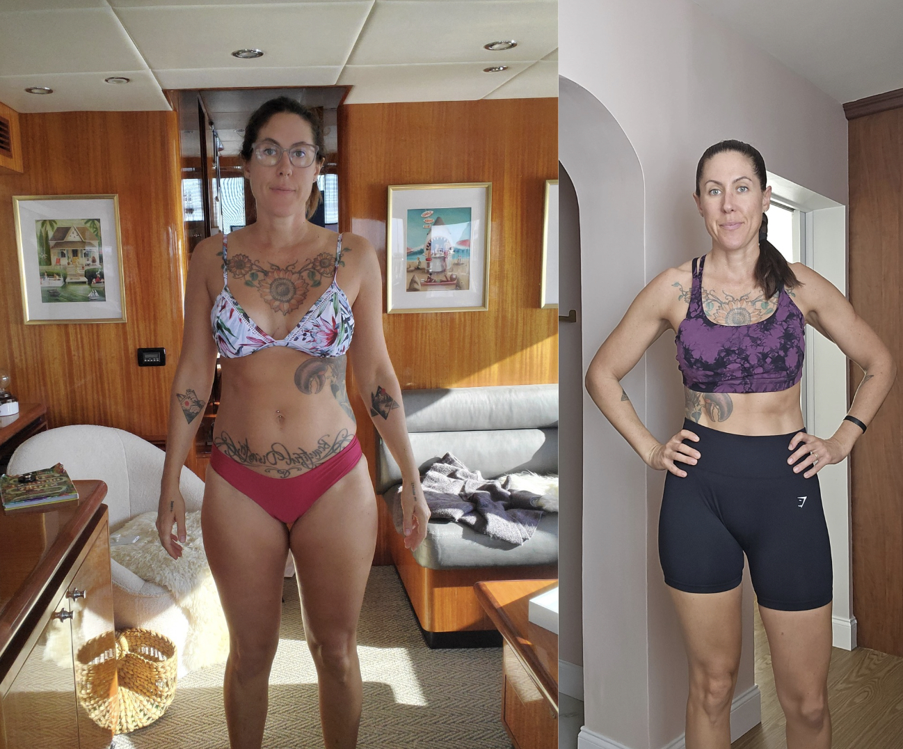 6 month progress photo comparison