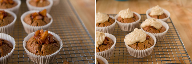Apple Pie Cupcakes with Cream Cheese Frosting