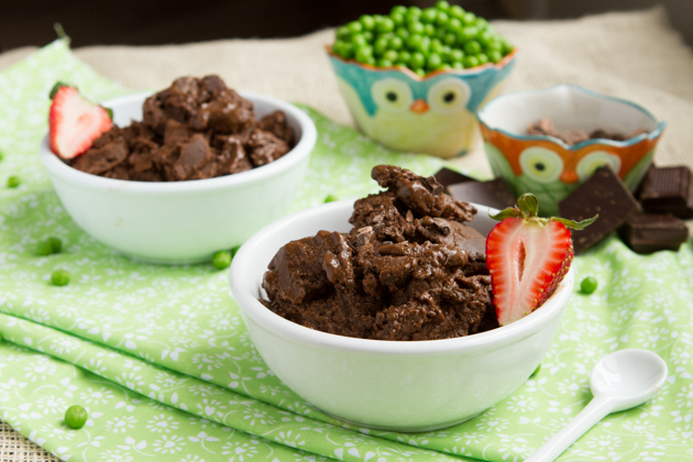 Brownie Batter Soft Serve Ice Cream WITHOUT BANANAS -- #secretingredient #dairyfree #browniebatter