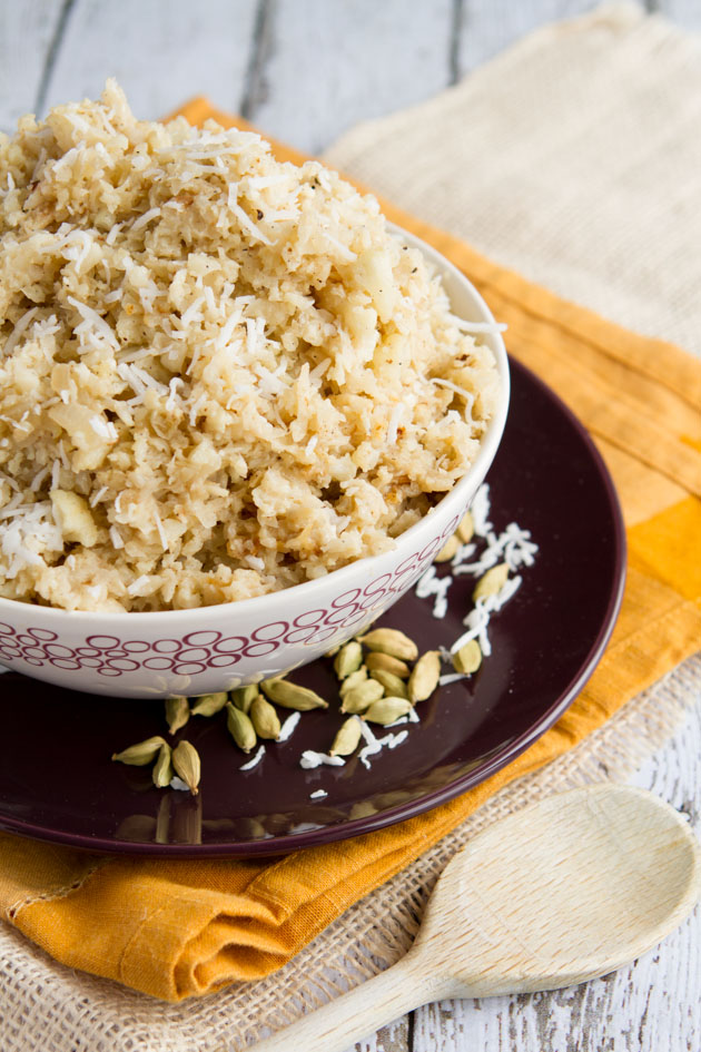 Coconut Cauliflower Rice #paleo #glutenfree #vegan