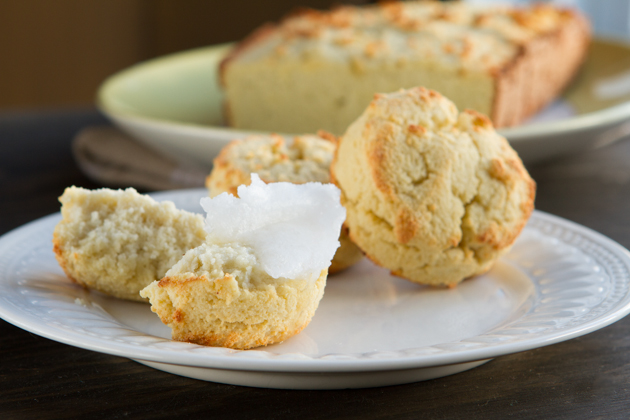 Low-Carb Coconut Flour Biscuits or Bread #grainfree #paleo #dairyfree #nutfree #lowcarb #keto