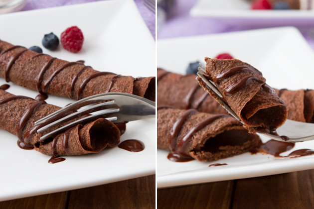 Food re-networked series: Coconut Flour Chocolate Crepes