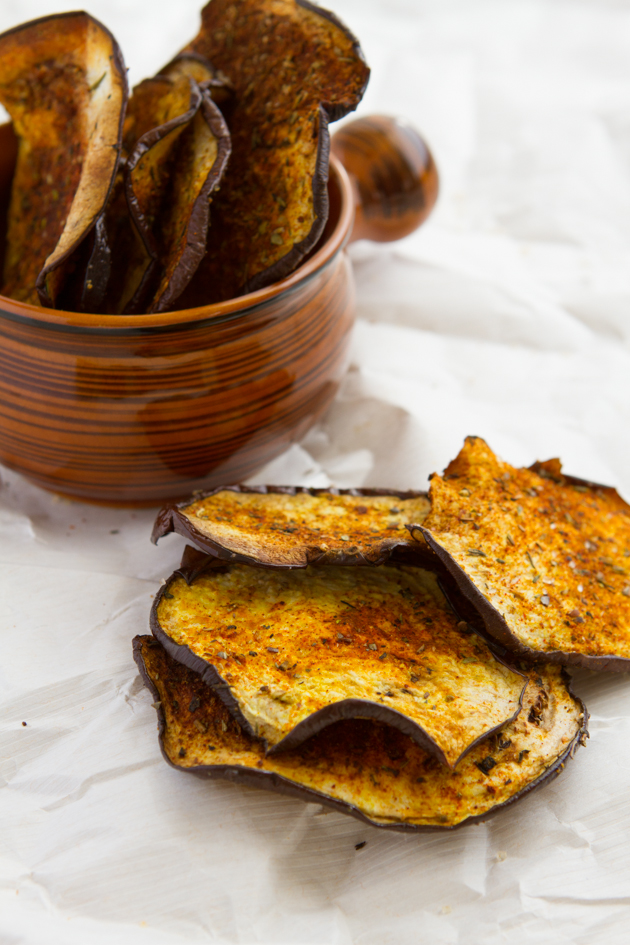 Crisp Eggplant Chips w Smoky Seasoning  Healthful Pursuit