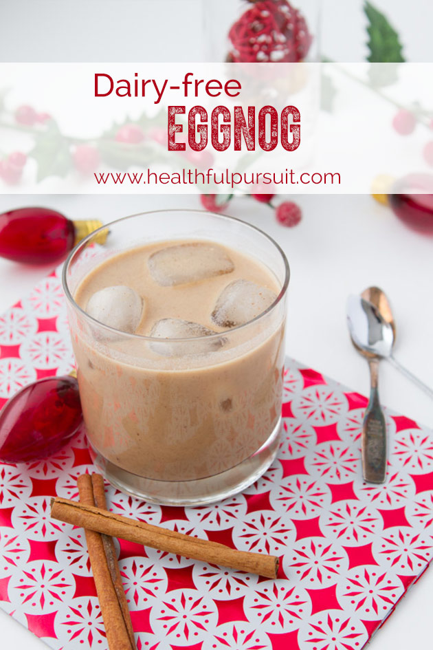 Vegan Eggnog Coffee Creamer + Light Dairy-free Eggnog #vegan #paleo #christmas