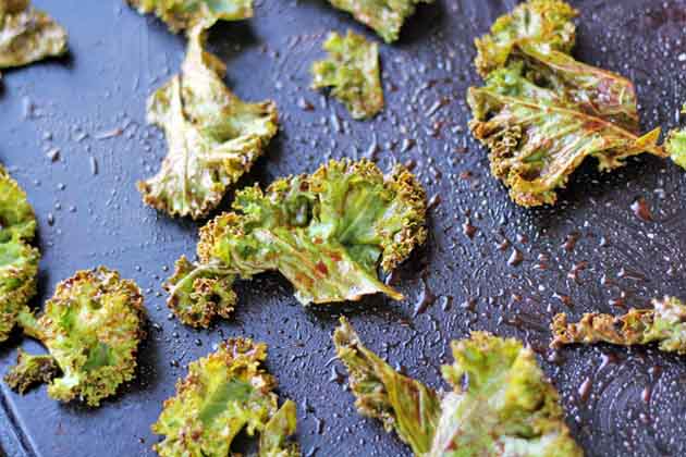 Chocolate Kale Chips with For The Love of Food