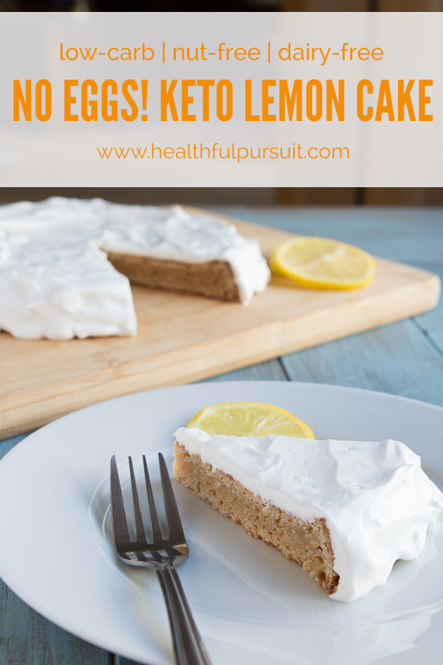 Keto Lemon Cake #lowcarb #eggfree #nutfree #grainfree #paleo #dairyfree #sugarfree
