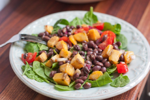 Plantain Bean Salad #vibrantlifecleanse #vegan #grainfree