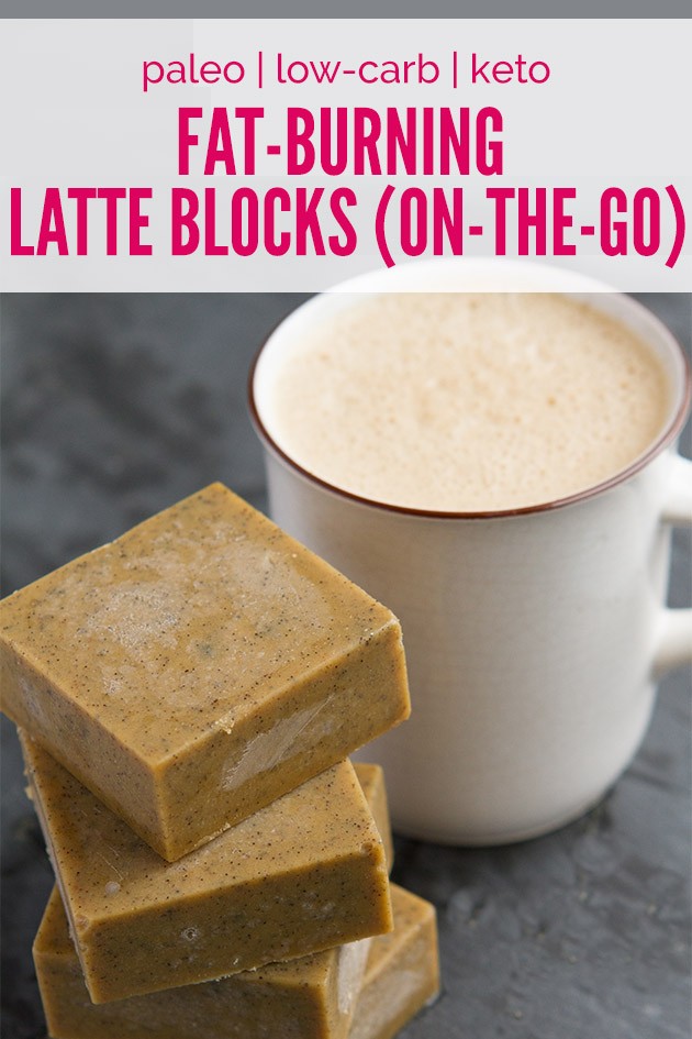 Rocket Fuel Latte Blocks #gelatin #collagen #lowcarb #paleo #keto #highfat
