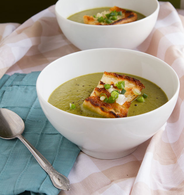 Spinach and Goat Cheese Soup