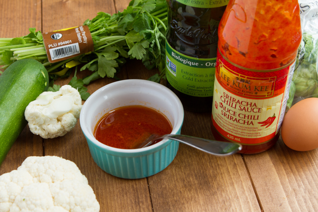 Sriracha “Spaghetti" + Meatballs #keto #paleo #grainfree #lowcarb