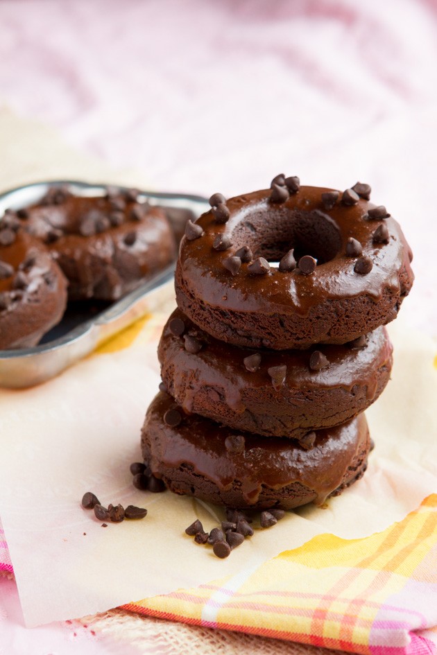 Flourless Triple Chocolate Donuts #sugarfree #nutfree #dairyfree #lowcarb #keto